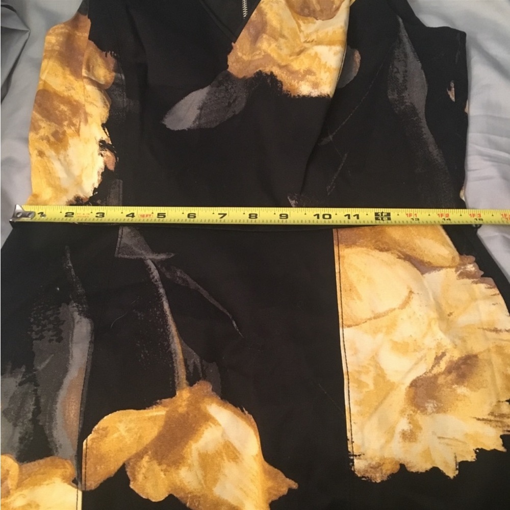 White House Black Market SL Dark Grand Floral Sheath Dress - Picture 5 of 7